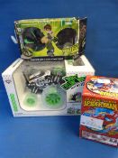 *360 Cyclone Wheel Racer - Spiderman & Ben 10 Toys