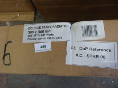 300 x 600 Double Panel Radiator