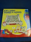 *WTL Toys 2-in-1 Ludo & Snakes and Ladders Game