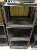 *4 Tier 4ft Plastic Shelving Unit