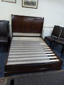 *Dawson Mahogany King Size Bed Base
