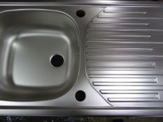 *Pyramis Stainless Steel Sink Unit with Drainer
