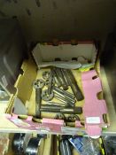 Box containing Taps & Dies