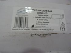 *Swirl 700mm Fold up Grab Bar with Leg