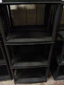 *4 Tier 4ft Plastic Shelving Unit