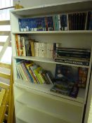 2 White 3 Tier Bookshelves