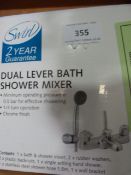 *Swirl Dual Lever Bath & Shower Mixer