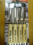 Powerfix 4 Piece Joiners Chisel Set