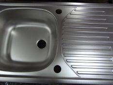 *Pyramis Stainless Steel Sink Unit with Drainer