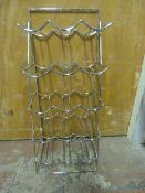 Chrome 15 Bottle Wire Wine Rack