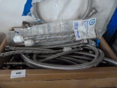 Box containing Assorted Flexible Pipe & Tap Connectors
