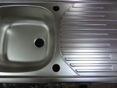 *Pyramis Stainless Steel Sink Unit with Drainer