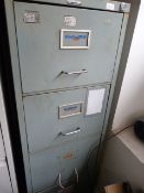 4 Drawer Foolscap Filing Cabinet - Grey