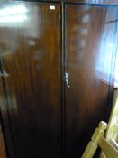 Mahogany Double Wardrobe