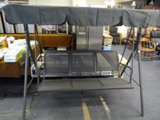 *3 Piece Garden Swing with Seat Canopy