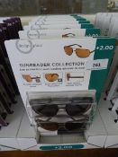 *10 Packs of Sun Reader Collection Glasses