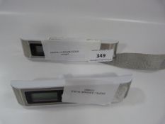*2 DIGITAL LUGGAGE SCALES