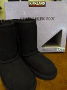 *Pair of Kirkland Black Ugg Style Boots - Size 9