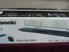 *PANASONIC SOUNDBAR Model Number SC-HTD4H5 Black