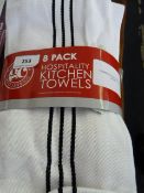 *COMMERCIAL TEA TOWEL 8PK