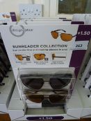 *10 Packs of Sun Reader Collection Glasses