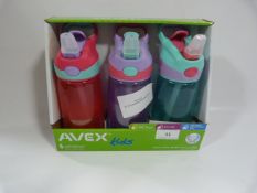 *AVEX KIDS WATER BOTTLE 3P
