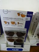 *7 Packs of Sun Reader Collection Glasses