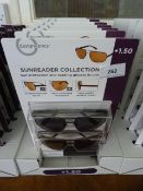 *10 Packs of Sun Reader Collection Glasses