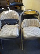 *2 PADDED FOLDING CHAIRS