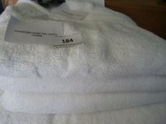 *3 CHARISMA Luxury HAND Towels WHITE