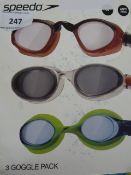 *SPEEDO JUNIOR GOGGLES  x 2