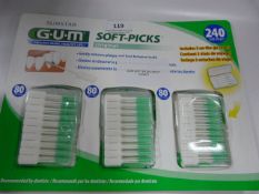 *GUM SOFT PICKS 240CT