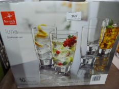 *LUNA TALL TUMBLERS 16PCE