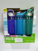 *AVEX WATER BOTTLE 3PK F15
