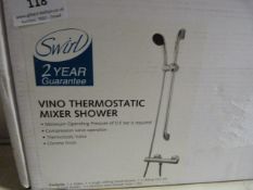 Swirl Vino Thermostatic Shower Mixer Set