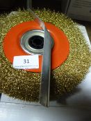 *Brass Wire Brush Wheel & Pointing Tool