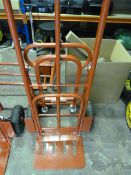 *Combination Folding Red Sack Barrow with Pneumatic Tyres Model HP4023