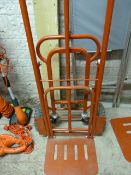 *Combination Folding Red Sack Barrow with Pneumatic Tyres Model HP4023