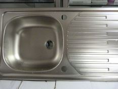 *Pyramis Stainless Steel In Set Sink Unit with Drainer
