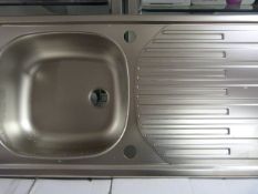 *Pyramis Stainless Steel In Set Sink Unit with Drainer