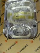 *Pyramis Bowl & a Half Stainless Steel Sink Unit