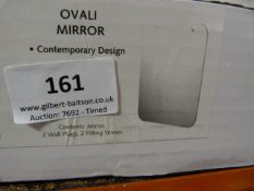 *Swirl Ovali Contemporary Mirror