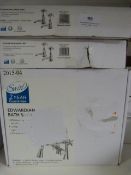 Swirl Edwardian Bath & Shower Mixer complete with 2 Sets of Edwardian Basin Taps