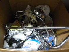 *Box containing Assorted Toilet Syphons - Contemporary Shower Fittings etc