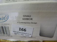 *Swirl Ovali Contemporary Mirror
