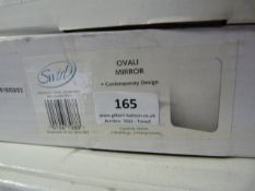 *Swirl Ovali Contemporary Mirror