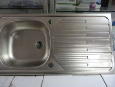 *Pyramis Stainless Steel In Set Sink Unit with Drainer