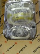 *Pyramis Bowl & a Half Stainless Steel Sink Unit