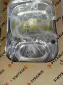 *Pyramis Bowl & a Half Stainless Steel Sink Unit