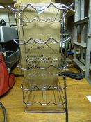 Chrome 15 Bottle Wine Rack